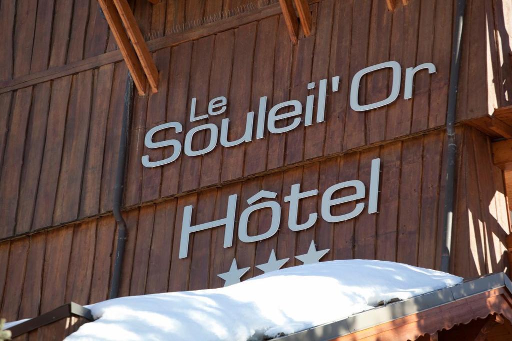 מלון לס דה-אלפס Le Souleil'Or מראה חיצוני תמונה